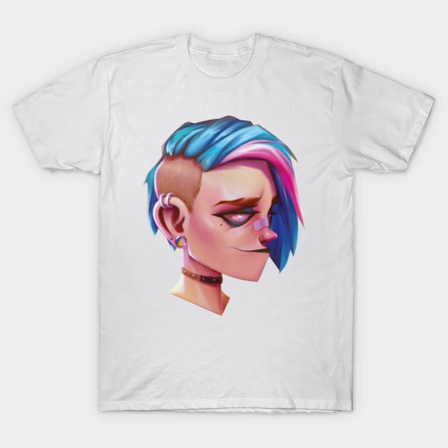 PunkGirl T-Shirt by ivanOFFmax